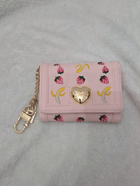 Betsey Johnson Handbags - Betsey Johnson Embroidered banana and strawberry wallet